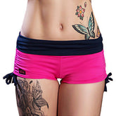 Drawstring Shorts - Hot Pink / Navy